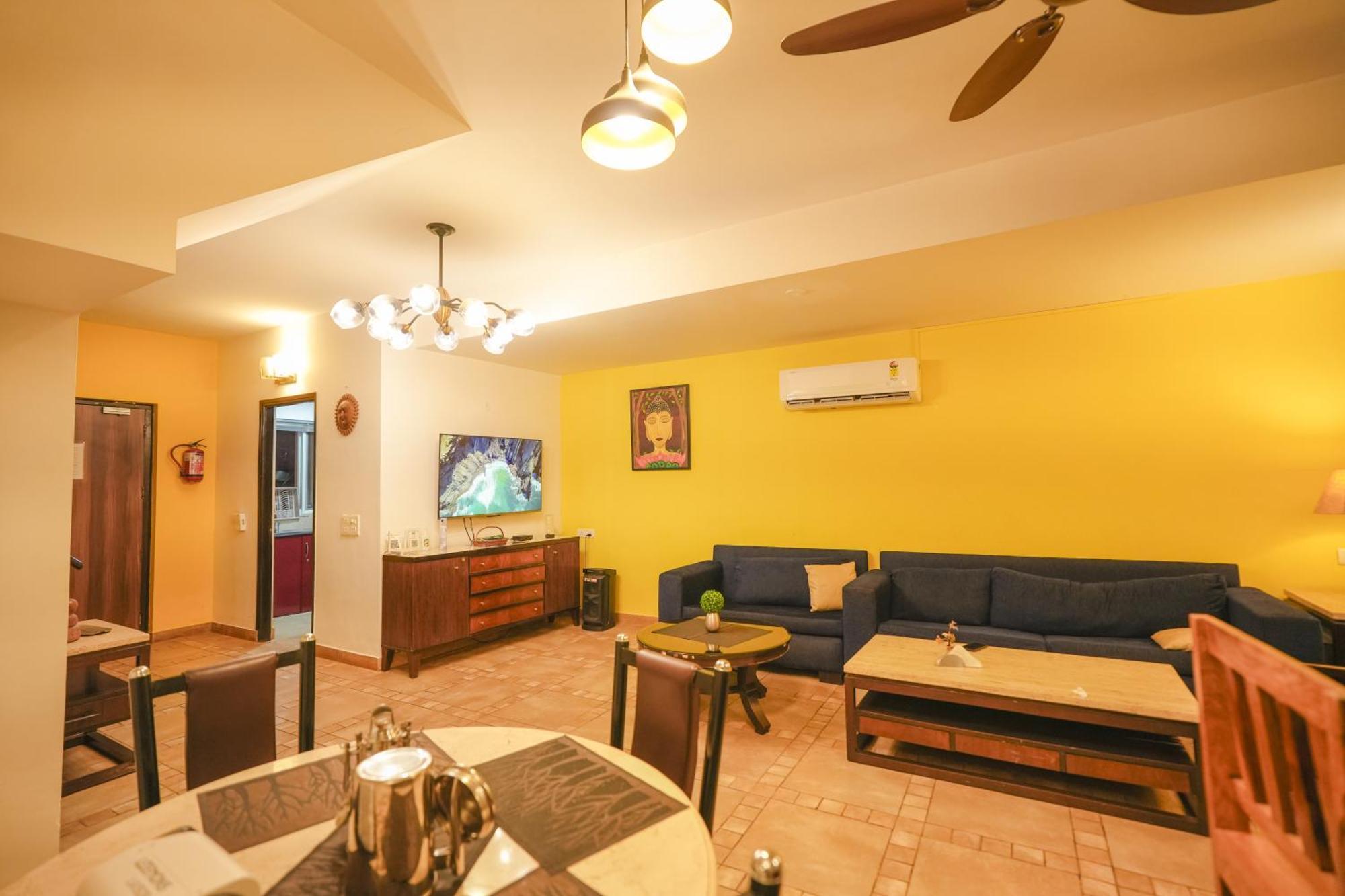 Villa M - Jia 3- 3Bhk In Candolim, Pool Facing, Near Beach, Breakfast Included 外观 照片