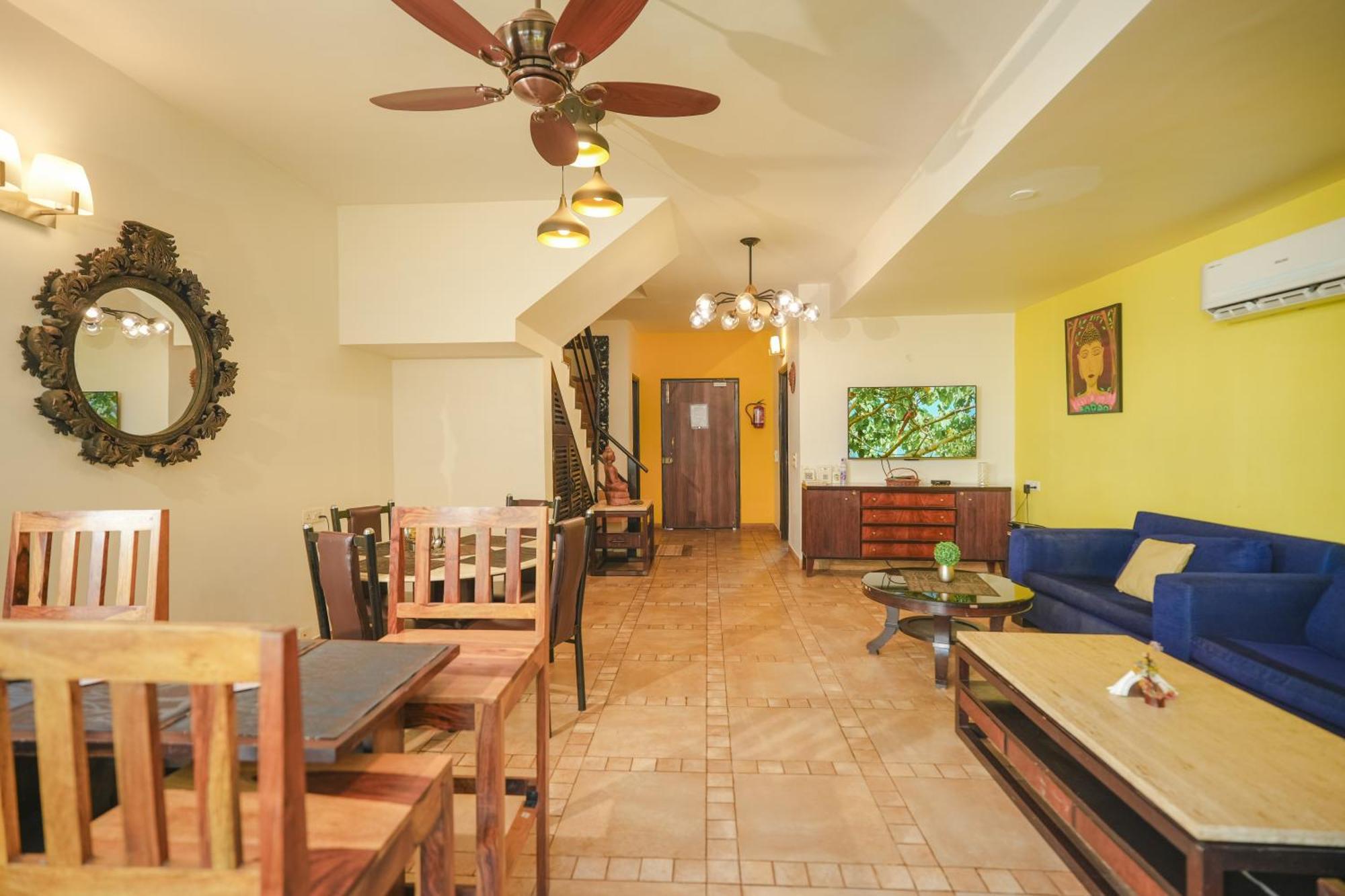 Villa M - Jia 3- 3Bhk In Candolim, Pool Facing, Near Beach, Breakfast Included 外观 照片