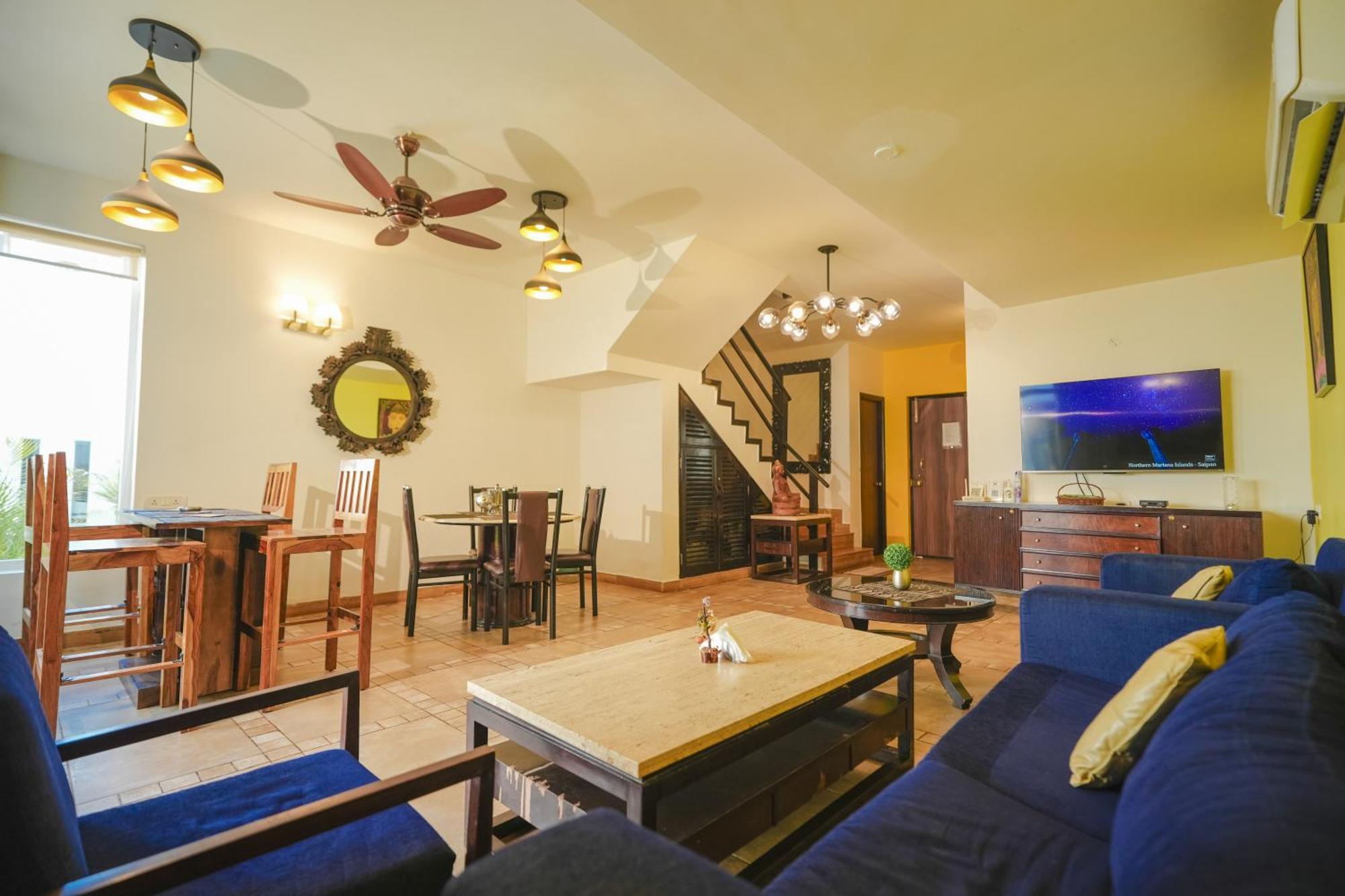 Villa M - Jia 3- 3Bhk In Candolim, Pool Facing, Near Beach, Breakfast Included 外观 照片