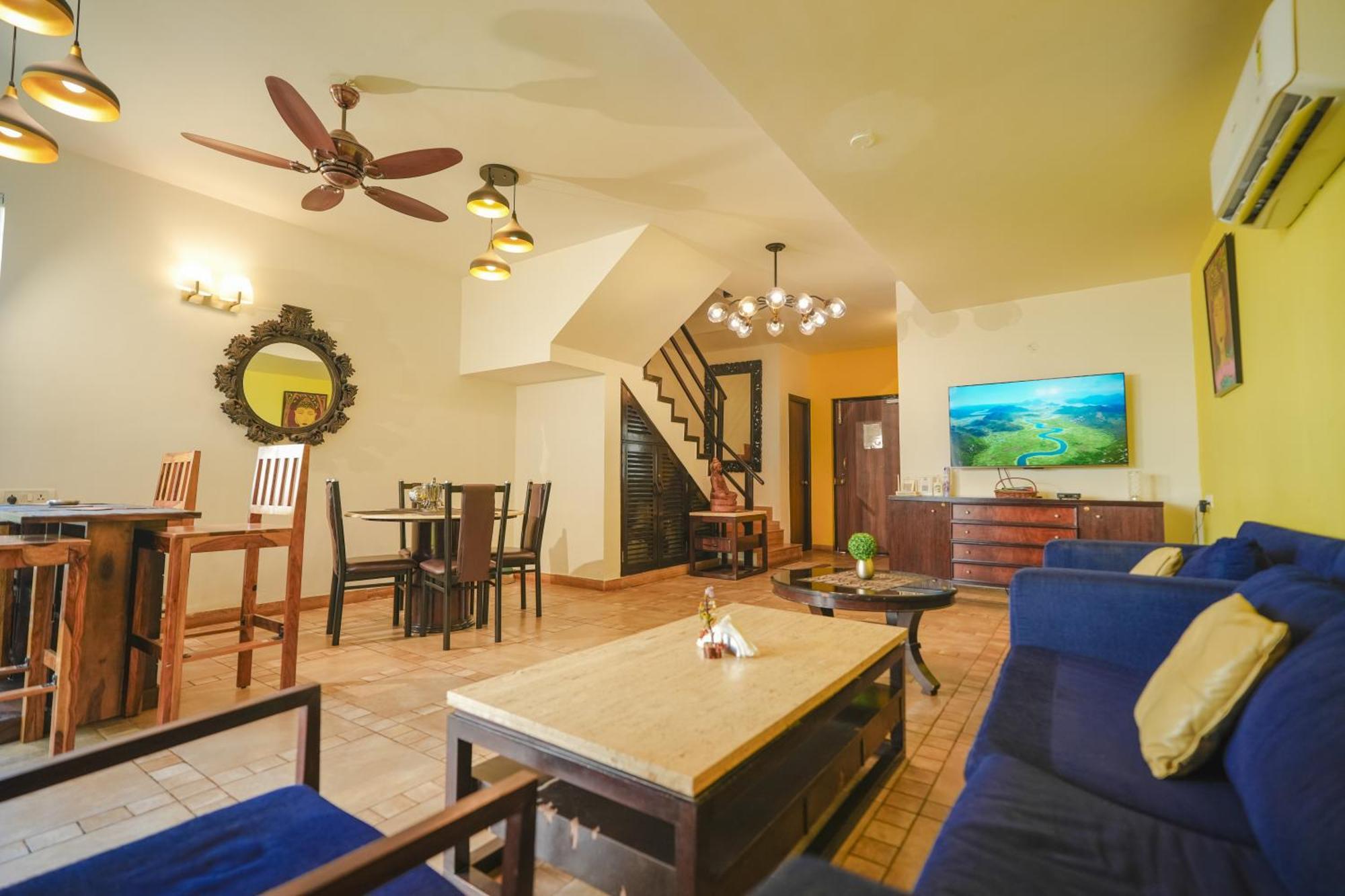 Villa M - Jia 3- 3Bhk In Candolim, Pool Facing, Near Beach, Breakfast Included 外观 照片
