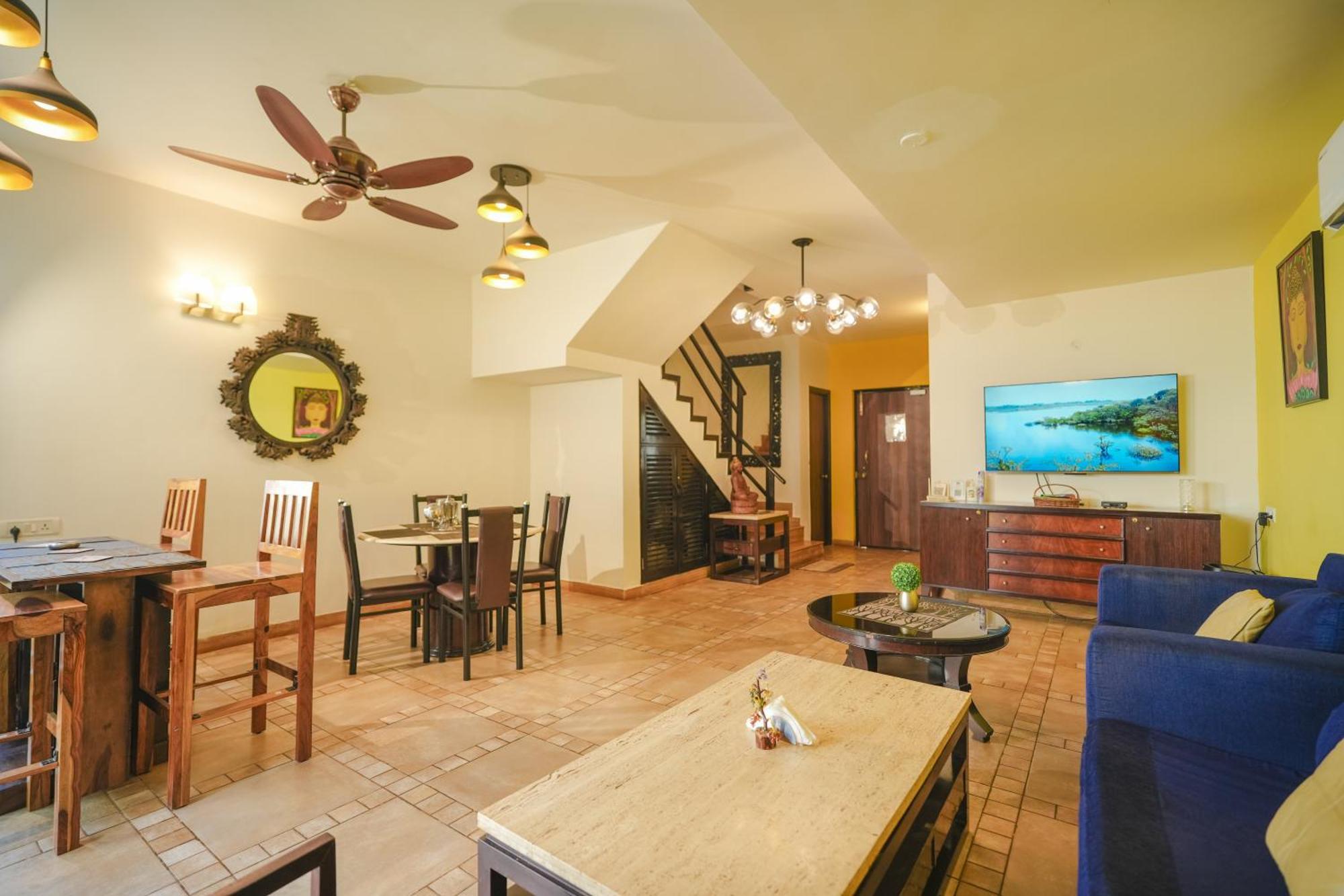 Villa M - Jia 3- 3Bhk In Candolim, Pool Facing, Near Beach, Breakfast Included 外观 照片